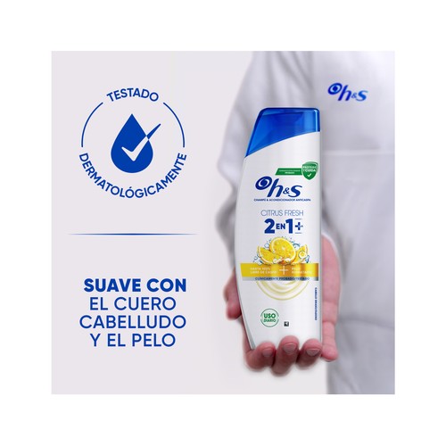 H&S Citrus fresh Champú y acondicionador anticaspa, para cabellos grasos 300 ml.