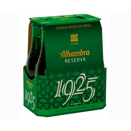 Imagen de Cervezas ALHAMBRA RESERVA 1925 pack 6 uds. x 33 cl.