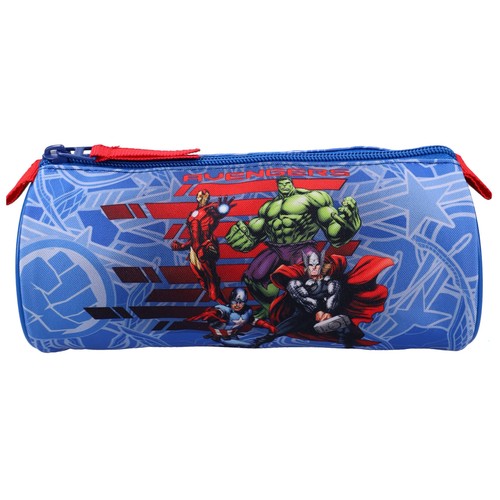 Estuche portatodo redondo 1 compartimento Avengers. AVENGERS