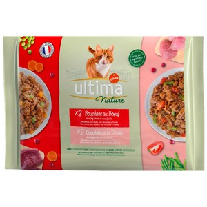 ULTIMA Alimento gatos húmedo ÚLTIMA 4 uds. x 85 g.