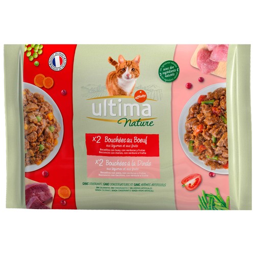ULTIMA Alimento gatos húmedo ÚLTIMA 4 uds. x 85 g.