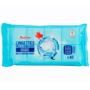 PRODUCTO ALCAMPO Toallitas limpiadoras multisuperficies 40 uds