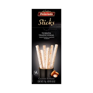 Turron Sticks DELAVIUDA Sticks turrón duro 14 uds. 115 g. - Alcampo ¡Haz tu Compra ...