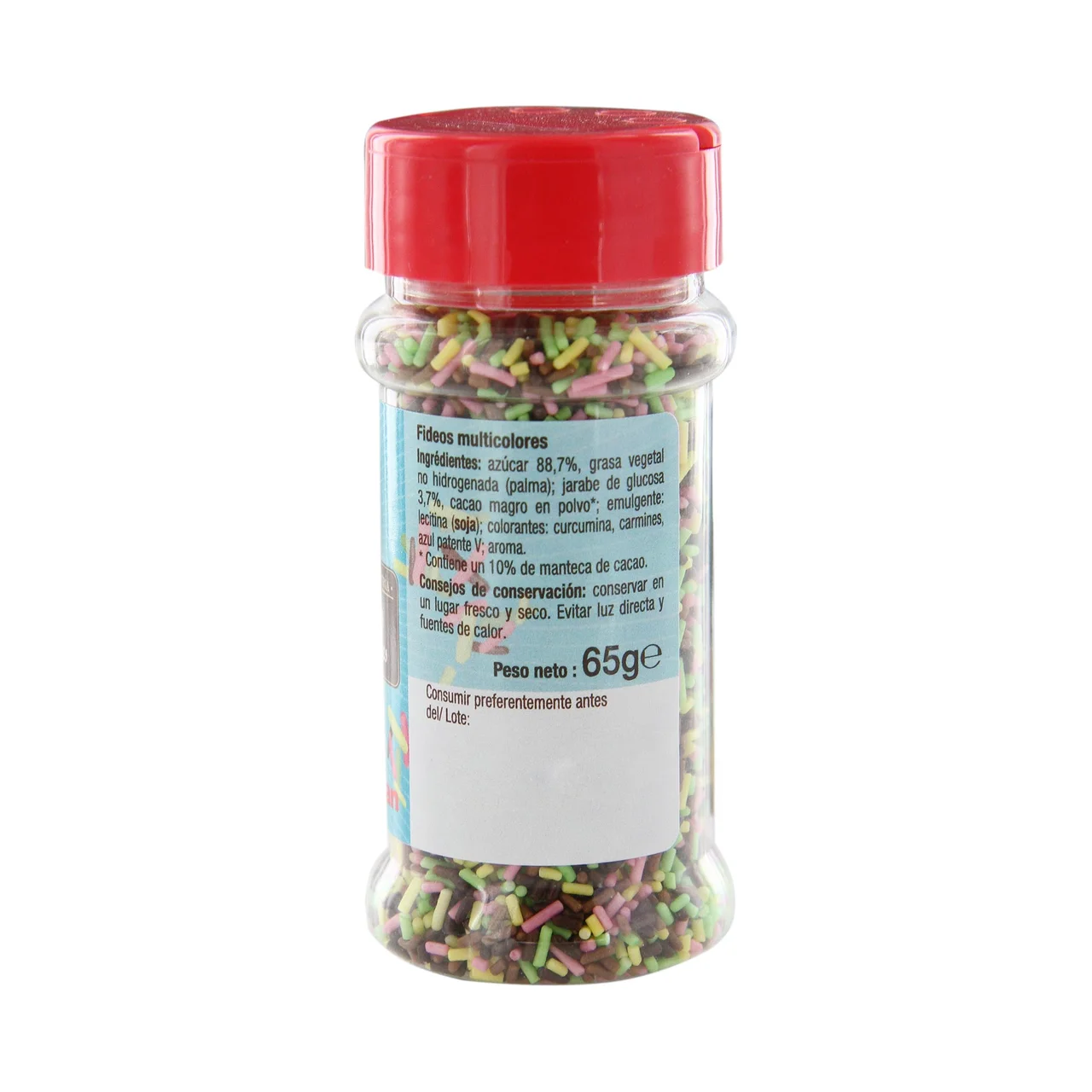 PRODUCTO ALCAMPO Fideos de colores 65 g.