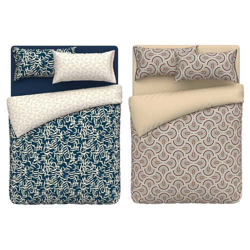 Juego de funda nórdica para cama 150cm, Polialgodón, ACTUEL.