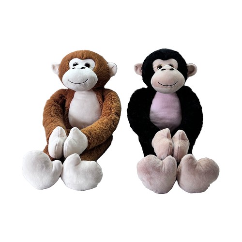 Peluche de mono colgante, 95 cm, ONE TWO FUN, surtido.