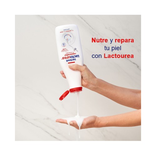 LACTOVIT Lactourea Gel de baño o ducha reparador, para pieles secas y extra secas 550 ml.