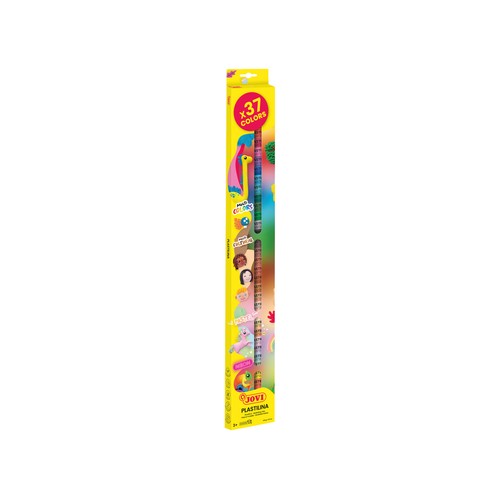 37 Barras de plastilina cada una de 15 g. JOVI.
