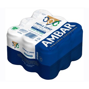 Imagen de AMBAR Cerveza triple zero 9 unds. 33 cl.