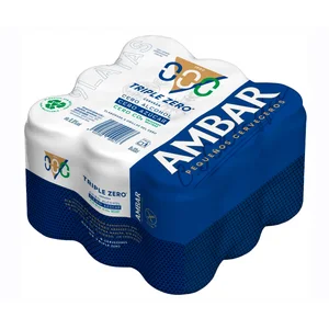 AMBAR Cerveza triple zero 9 unds. 33 cl.