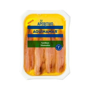 Imagen de AGUINAMAR Sardina ahumada 4unds 70g