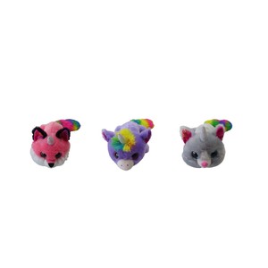 Imagen de Animales de peluche 32cm con cola arcoiris, ONE TWO FUN ALCAMPO.