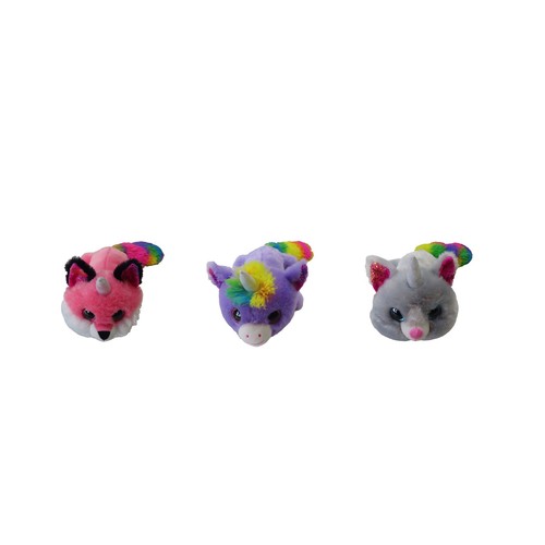 Animales de peluche 32cm con cola arcoiris, ONE TWO FUN ALCAMPO.