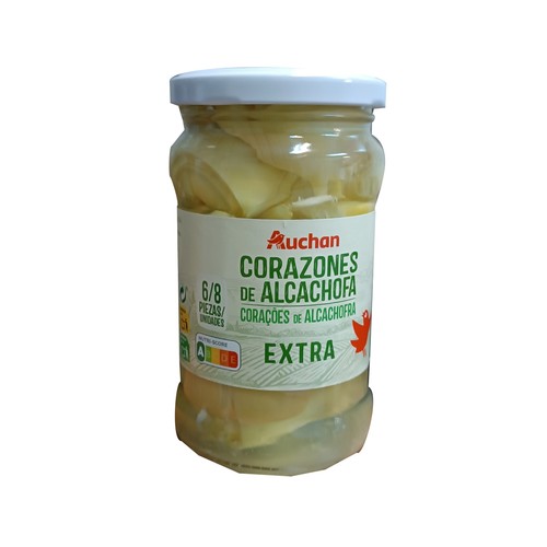 PRODUCTO ALCAMPO Corazones de alcachofa 6/8 piezas 165 g.
