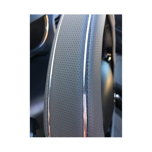 Cubre volante universal de 38cm, color gris, PRODUCTO ALCAMPO JOLIET.