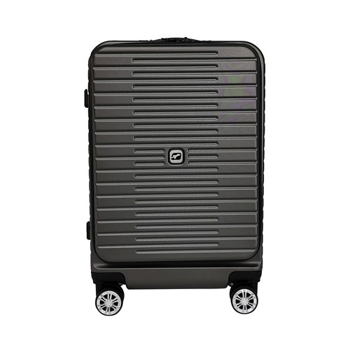 Maleta de cabina tipo trolley  8 ruedas multifunctional  55cm gris. AIRPORT