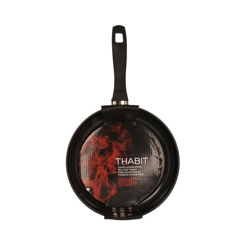 Sartén de 28 cm. con recubrimiento antiadherente, apta para inducción THABIT.