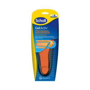 Imagen de SCHOLL Gel activ profesional Plantillas talla L (40 - 46.5) para calzado de trabajo 2 uds.