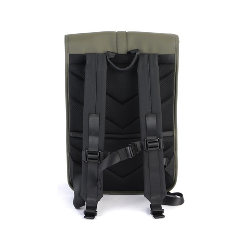 Mochila QILIVE CSR caqui con solapa de 14´-15´