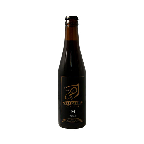 Cerveza artesana Madrid triple malta ENIGMA COMPLUTUM 33 cl.