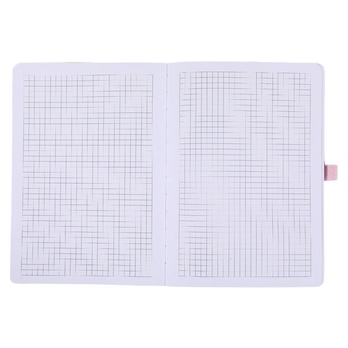 Cuaderno A5 cuadriculado 96 hojas color rosa Your Life. ALCAMPO