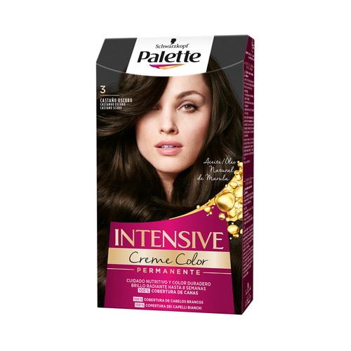PALETTE Tinte de pelo permanente tono 003 castaño claro PALETTE Intensive creme color.