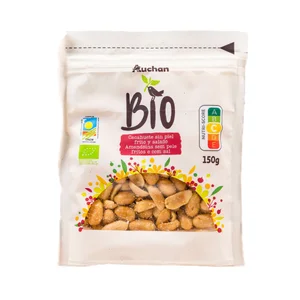 PRODUCTO ALCAMPO Bio Cacahuete sin piel frito y salado ecológico 150 g.