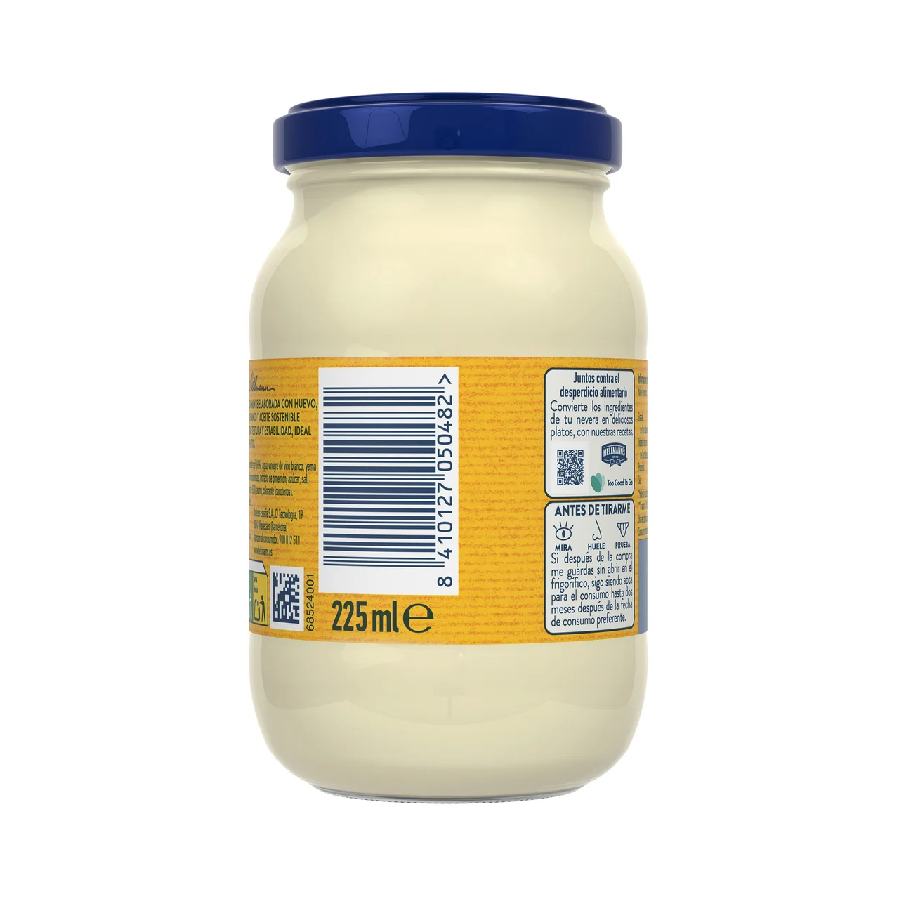 HELLMANN"S Salsa mayonesa frasco de 200 + 10 ml.