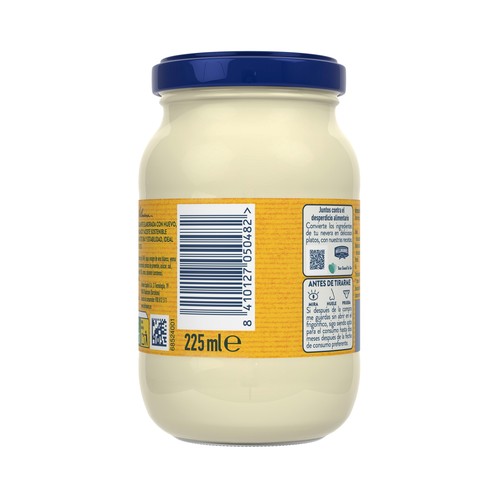 HELLMANN"S Salsa mayonesa frasco de 200 + 10 ml.
