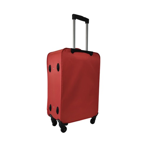 Maleta mediana tipo trolley talla M tela de 4 ruedas color rojo - Easy fly. AIRPORT