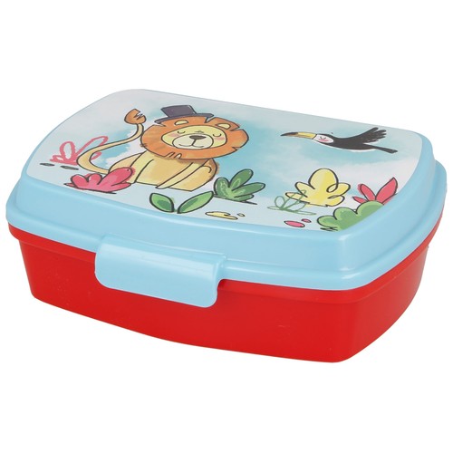 Sandwichera portameriendas infantil, diseño animales, STOR.
