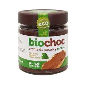 BIOCHOC Crema de cacao y menta ecológica 200 G.