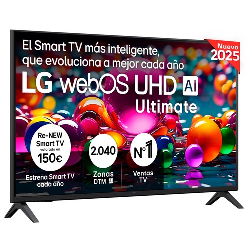 Televisión 190,5cm (75"") LED LG 75UA75006 2025, 4K, WEBOS, Dolby Digital Plus, 3HDMI, 60Hz