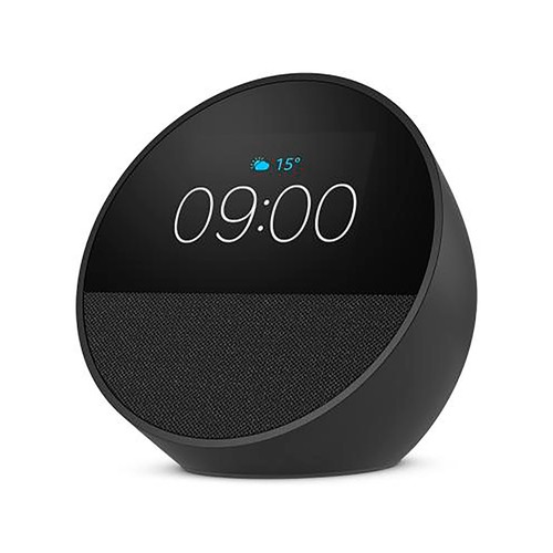 Asistente de voz AMAZON Spot Black B0C2S2J7JP, pantalla táctil de 2,83", altavoz integrado