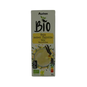 ALCAMPO ECOLÓGICO Bebida ecológica de soja sabor vainilla 1 l.