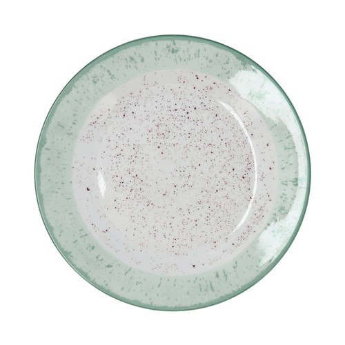 Plato postre 19cm porcelana color turquesa. QUID