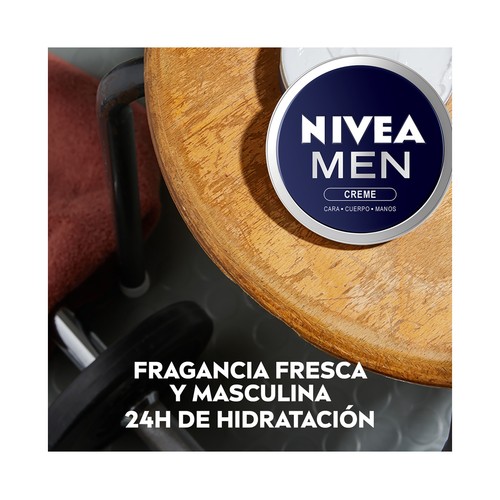NIVEA Men creme Crema hidratante no grasa, para cara, cuerpo y manos 150 ml.