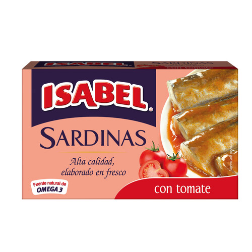 ISABEL Sardinas en salsa de tomate lata de 81 g.