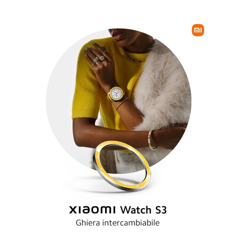 Xiaomi Watch S3 negro, Reloj inteligente, pantalla Amoled 1,43”, frecuencia cardíaca, registro del sueño.