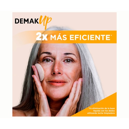 DEMAK UP Discos desmaquillantes redondos de algodón, para pieles sensibles DEMAK UP Sensitive 48 uds.