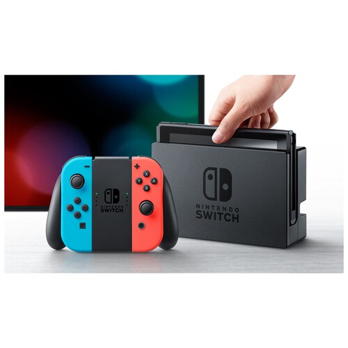 NINTENDO SWITCH azul neón/rojo neón.