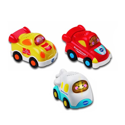 Tut Tut Bólidos coches de juguete indestructibles con luces, voces, canciones y melodías VTech Baby. Edad recomendada desde 1-5 años