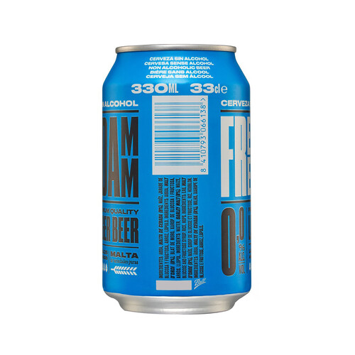 FREE DAMM Cerveza sin alcohol FREE DAMM 33 cl.