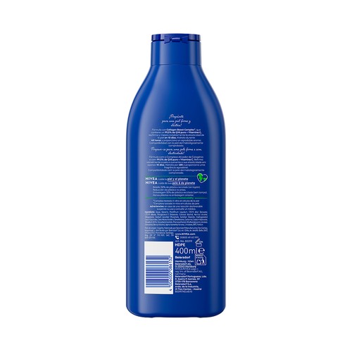 NIVEA Q10 Crema corporal (loción - body milk) reafirmante, para pieles secas 400 ml.