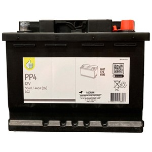 Imagen de Batería de coche 50Ah, arranque 440A, 12V, PRODUCTO ECONÓMICO ALCAMPO.