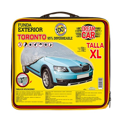 Funda exterior turismo XL, 534x178x120cm, ROLMOVIL.