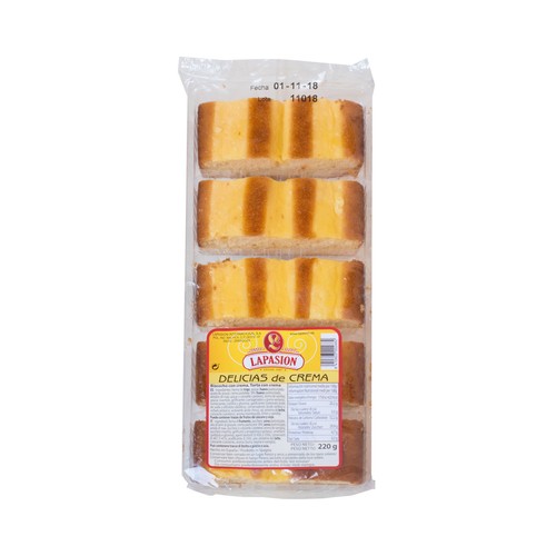 LAPASION Delicias de crema 220 g.
