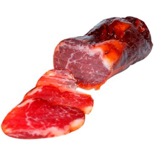 AUCHAN COLLECTION Lomo de cebo ibérico 50% raza ibérica Producto Alcampo Gourmet. - Loncha normal 2 a 3 mm