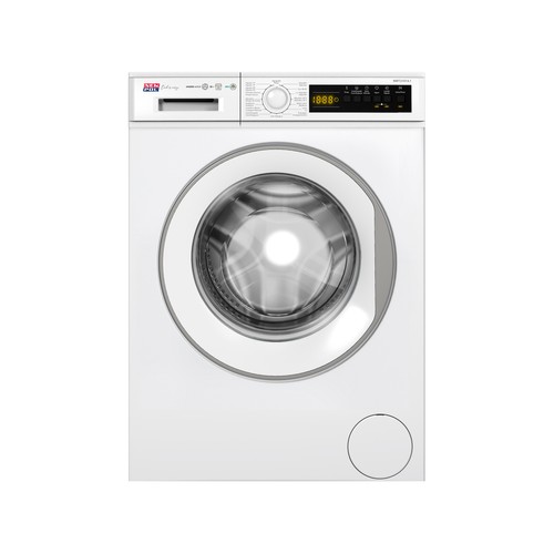 Lavadora NEW POL NWT21014.1 10KG, color blanco, clasificación energética: A, 1400RPM, H: 84,5cm, A: 59,7cm, F: 58,2cm.
