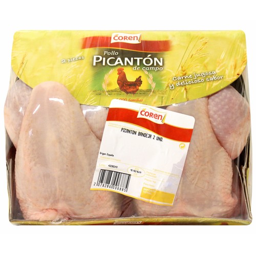 COREN Pollo pincantón, bandeja 2 uds.